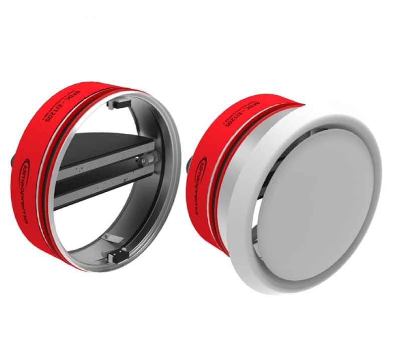 Klapa przeciwpożarowa motylkowa BFDC