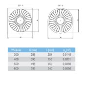 Nawiewnik wirowy sufitowy DVF