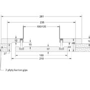 Nawiewniki gipsowe kwadratowe SQUARE