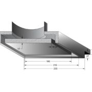 Nawiewniki gipsowe kwadratowe SQUARE